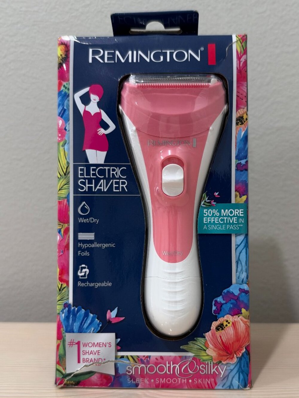 Remington Smooth & Silky Electric Shaver - Pink - New in Box